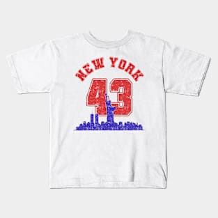 New York Vintage Varsity 43 Kids T-Shirt